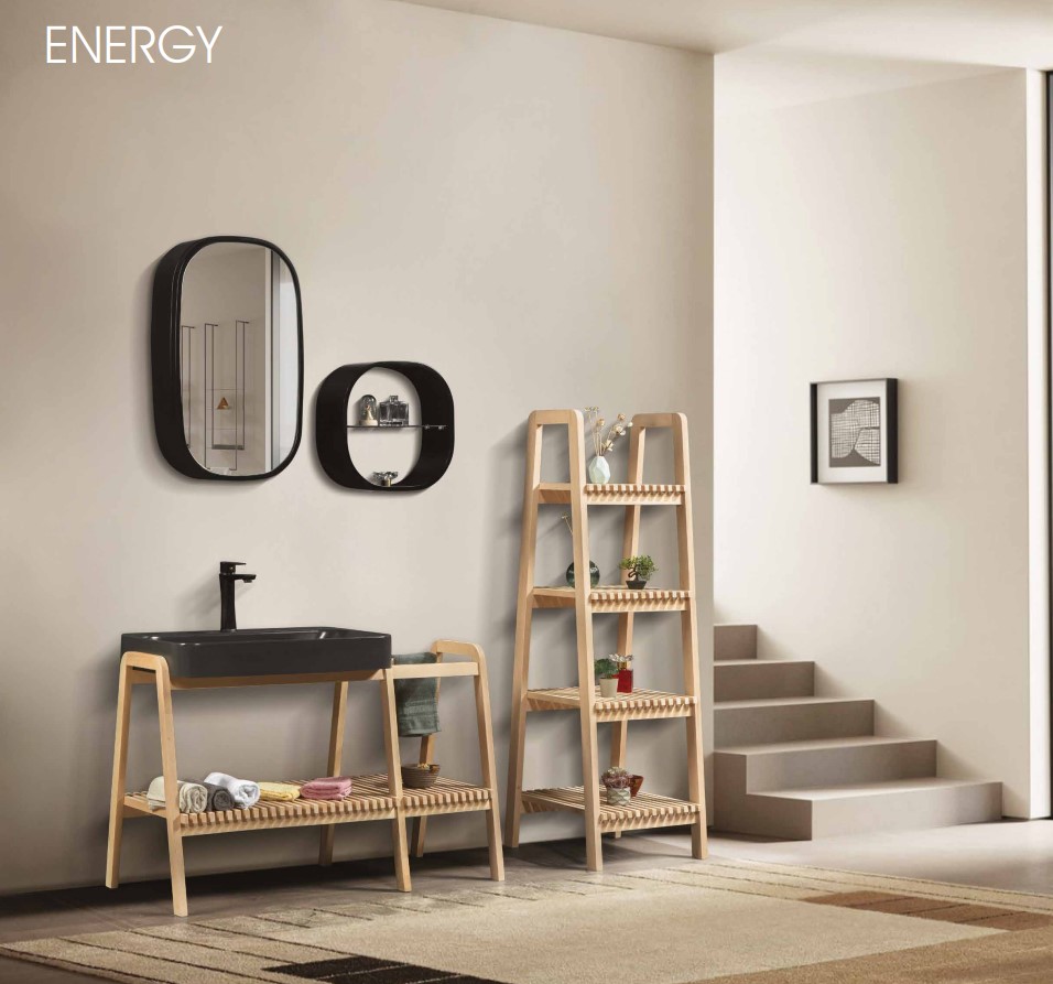 BANYO DOLABI ENERGY DOĞAL AHŞAP - BOY DOLABI